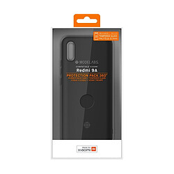 Xiaomi Pack Coque TPU + Verre trempé pour Redmi 9A Noir pas cher