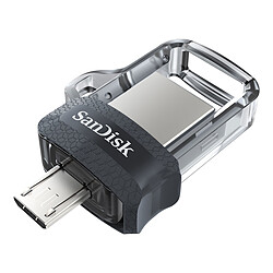 Sandisk Clé USB 3.0 Ultra Dual 32 Go - SDDD3-032G-G46 - Noir/Argent