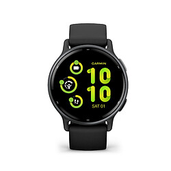 Montre connectée Mixte Garmin VÍVOACTIVE® 5 010-02862-10 - bracelet silicone noir 