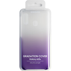 Samsung Coque arrière 'Evolution' pour Galaxy A20e - Violet pas cher