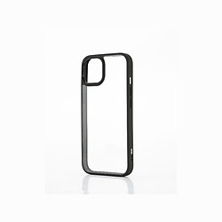 Avis WE Coque de protection RUBBER APPLE IPHONE 13 : Dos transparent – contour mat noir- anti-chocs – antidérapant – semi-rigide -apparence du téléphone conservé