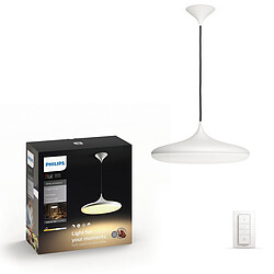 Philips Hue White Ambiance CHER Plafonnier 39W - Noir (télécommande incluse) - Bluetooth Technologie Bluetooth avec ou sans pont de connexion Philips Hue - Compatible Google Assistant, Amazon Alexa et Apple HomeKit