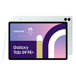 Samsung Galaxy Tab S9 FE+ - 8/128Go - WiFi - Light Green - S Pen inclus Tablette tactile - Ecran 12,4" LCD WQXGA - Processeur Exynos 1380 - Batterie 10090mAh - Fast charge 45W - Enregistrement UHD 4K - Capteur frontal 12MP - Android 13 