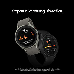 Acheter Samsung Galaxy Watch5 Pro - 45mm - Bluetooth - Titanium