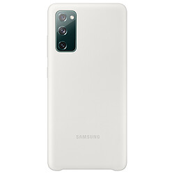 Samsung Coque Silicone Cover White Galaxy S20 FE Coque pour Samsung Galaxy S20 FE