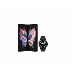 Samsung Galaxy Z Fold 3 - 5G - 256 Go - Noir + Galaxy Watch4 Classic - 46 mm - Bluetooth - Noir