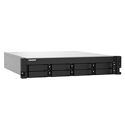 QNAP TS-832PXU-RP-4G 8-Bay NAS AL324 TS-832PXU-RP-4G 8-Bay rackmount NAS AL324 4Go DDR4 UDIMM RAM SATA 6Gb/s 2x 10GbE SFP+ 2x 2.5GbE 1x PCIe Gen2 x2 slot 250W