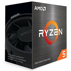 AMD Ryzen™ 5 5500 (3.6 GHz / 4.2 GHz) Processeur 6 Cœurs / 12 Threads - Socket AM4 - Cache 19 Mo - 7 nm - TDP 65W avec système de refroidissement (version boîte)