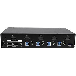 StarTech.com Switch KVM USB HDMI à 4 ports avec hub USB 3.0 integre - 1080p