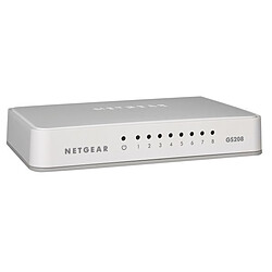 ABI DIFFUSION Netgear GS208 switch 8 ports 10/100/1000 plastique ABI DIFFUSION switch Netgear GS208 fournit une connectivité réseau Haut débit fiable à un tarif abordable pour la maison, Faciles à utiliser et d+une grande fiabilité ce switch Plug-N-Play étends vos connexions réseau à plusieurs périphériques instantaném