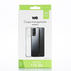 WE Coque Compatible avec [VIVO Y72 5G] - Housse Fine avec Technologie Absorption des Chocs & Finition Premium TPU Silicone transparent [Shock Absorbtion]