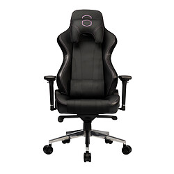 Cooler Master Ltd Caliber X1 Siège gamer - Cuir PU synthétique - Accoudoirs réglables 4D - Dossier inclinable 90 à 180° - Poids max 150 kg - Noir