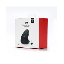 Souris sans fil WESOURERGOSFIL WE Souris verticale sans fil 5 boutons et 1 molette DPI 800-1200-1600 noire