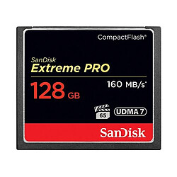 Sandisk Carte Mémoire CompactFlash Extreme Pro - 128 Go