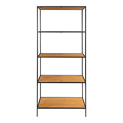 Acheter House Nordic Etagère VITA Noir Et Naturel L80 cm