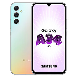 Samsung Galaxy A34 - 5G - 4/128 Go -  Argenté