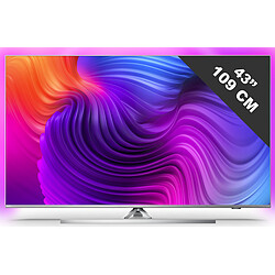 Philips TV LED 43" 108 cm Ambilight - 43PUS8506/12 Ultra HD (4K) - Ambilight 3 (3 canaux) - Dalle 50Hz  - HDR (HDR10, HDR10+, HDR HLG, Dolby Vision)  -  Smart TV - P5 Perfect Picture Engine (Quad Core) - 1 tuner NICAM Stéréo - Android 10.0 (Q)