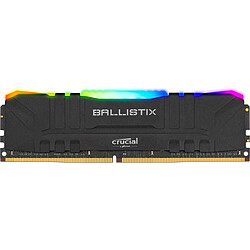 Ballistix Black - 2 x 16 Go - DDR4 3600 MHz - RGB - Noir 32 Go de mémoire PC - 2 barrettes de RAM DDR4 - CAS 16 - RGB - BL2K16G36C16U4BL