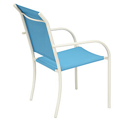 Acheter Carrefour Fauteuil de jardin Tello - Bleu - DP308J