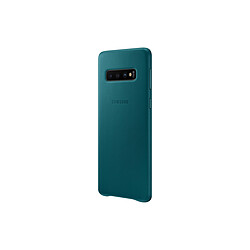 Samsung Coque Cuir Galaxy S10 Plus - Vert