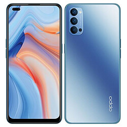 OPPO Reno 4 - 5G - 8/128 Go - Bleu Smartphone 6,4'' AMOLED - Snapdragon 765G 5G - RAM 8Go - 4020 mAh - SuperVOOC 2.0 - 65W - Caméra 48MP - ColorOS 7.2 - Android 10