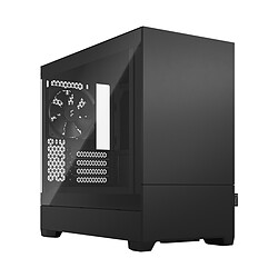 Fractal Design POP Mini Silent Noir Boîtier Mini Tour Noir avec fenêtre en verre trempé avec mousse insonorisante