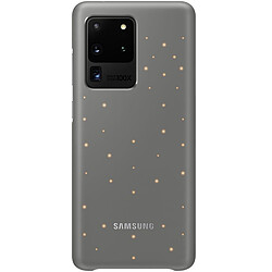 Samsung Coque avec affichage LED pour Galaxy S20 ULTRA 5G Gris