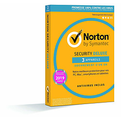 Symantec NORTON SECURITY 2019 DELUXE (3 appareils / 1 an)
