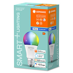 Ledvance Ampoule connectée Smart+ Bluetooth STANDARD DEPOLIE 60W E27 - Couleur changeante