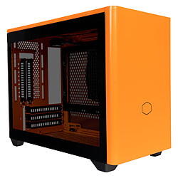 Cooler Master Ltd Cooler Master MasterBox NR200P MasterBox NR200P - Orange - Boîtier Mini Tour avec fenêtre en verre trempé