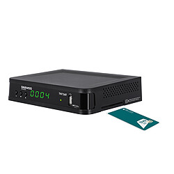 Acheter D2 Diffusion DAEWOO Décodeur satellite DVB S/S2 - TNT SAT - avec carte d'abonnement incluse - Dolby Digital Plus - AC3 - TUNER - EPG - avec télécommande