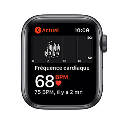 Acheter Apple Watch SE - GPS - 40 - Alu Gris Sidéral / Bracelet Sport Noir - Regular