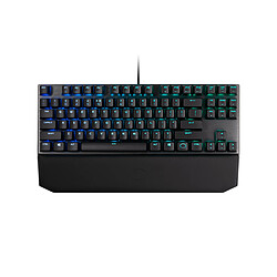 Cooler Master Ltd Masterkeys MK730 TKL (Switches MX Red) - Mécanique Clavier gamer - Switch Cherry MX Red - Rétro-éclairage RGB - AZERTY - Connexion filaire USB - Noir - Repose poignet magnétique - Version Tenkeyless : sans pavé numérique