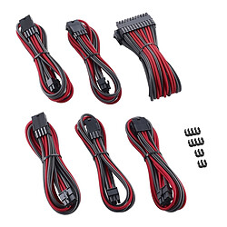 Cablemod PRO ModMesh Cable Extension Kit - Carbone / Rouge