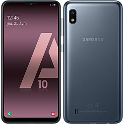 Samsung Galaxy A10 - 32 Go - Noir + Micro SD 32 Go Smartphone 6,2'' HD+ - 4G - 32 Go - Android 9.0 - Batterie 3400 mAh - Reconnaissance faciale