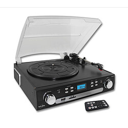 Inovalley Tourne-disque RETRO-05 Tourne-disque - 3 vitesses