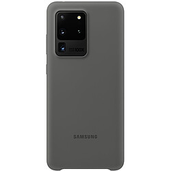 Samsung Coque Silicone pour Galaxy S20 ULTRA 5G Gris