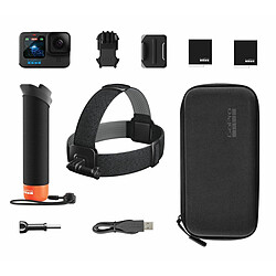 Pack Caméra sport GoPro Hero 12 Noir + Accessoires