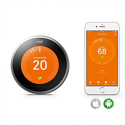 Nest Thermostat pour chauffage central - Couleur - Cuivre