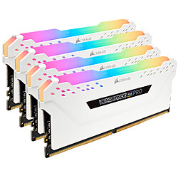 Corsair Vengeance RGB PRO 32 Go 3000 MHz CAS 15 - Blanc