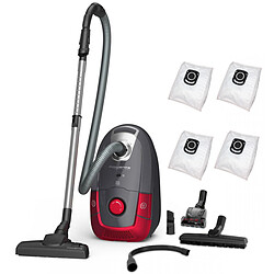 Aspirateur traineau avec sac power XXL RO3186EA + rowenta - zr200520 Aspirateur traîneau avec sac - Silence Force Allergy + - Capacité du bac à poussière 4.5L - Niveau sonore 70dB. + rowenta - lot de 4 sacs haute filtration pour silence force 4a - zr200520