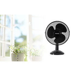 Acheter Ventilateur de table oscillante, inclinable, 30 cm, 3 vitesses, noir, 70W  Mesko MS7309