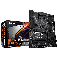 Gigabyte B550 AORUS Elite V2 Carte mère ATX - Socket AM4 - AMD B550 - 4x DDR4 - SATA 6Gb/s + M.2 - USB 3.1 - PCI-Express 4.0 16x - LAN 2.5 GbE