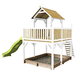 Axi Atka Play Tower Bruin/wit - Toboggan Vert citron