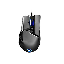 EVGA X17 Gris Souris gamer filaire USB - Rétro-éclairage RGB - Triple capteur optique - Jusqu'à 16000 DPI - 10 boutons programmables