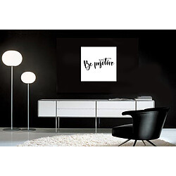 Acheter DECLIKTABLEAU Tableau Quotes Be Positive 50x50