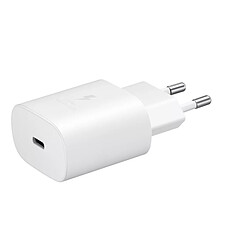 Samsung CS rapide 25W, Port USB-C Blanc (sans câble)