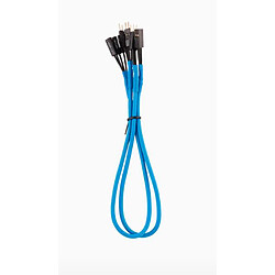 Avis Corsair Kit d’extension gainé pour panneau avant premium 30 cm, bleu