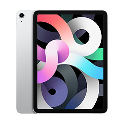 Apple iPad Air (Gen 4) - 10,9" - Wi-Fi - 64 Go - Argent iPad Air 2020 - Tablette 10.9" Liquid Retina - WiFi - Puce A14 Bionic - Touch ID - Compatible Apple Pencil (2? gen) - iPadOS 14