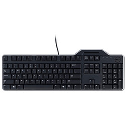 Dell Smartcard KB813 - Noir Clavier filaire - AZERTY français - touches extra plates - port USB